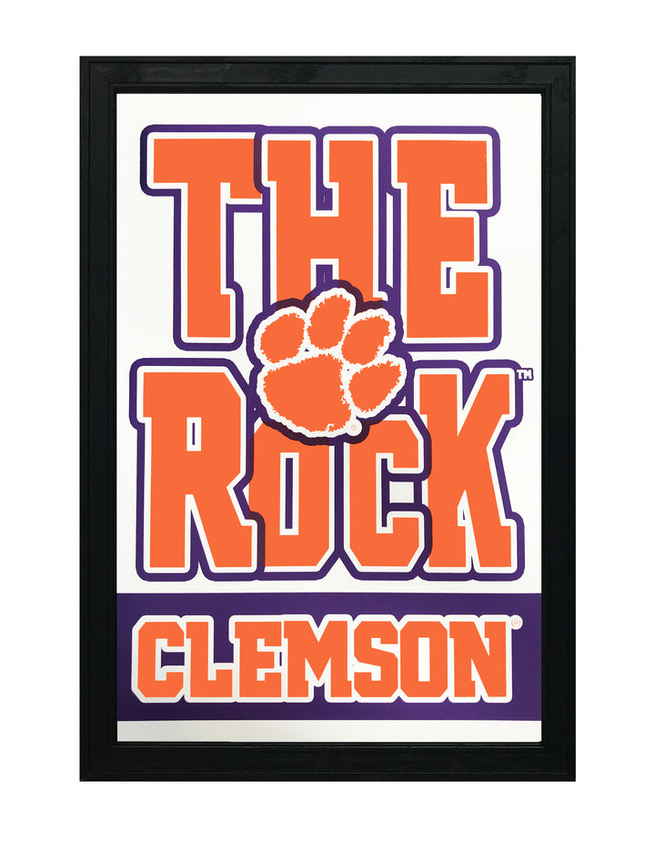 Limited Edition Howard's "The Rock" Clemson Tigers Poster Art - 13x19"