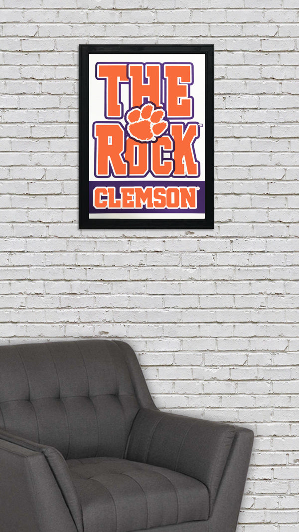 Limited Edition Howard's "The Rock" Clemson Tigers Poster Art - 13x19"