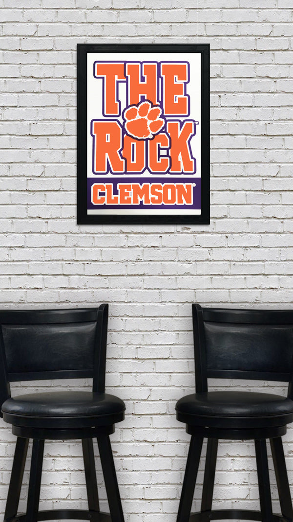 Limited Edition Howard's "The Rock" Clemson Tigers Poster Art - 13x19"