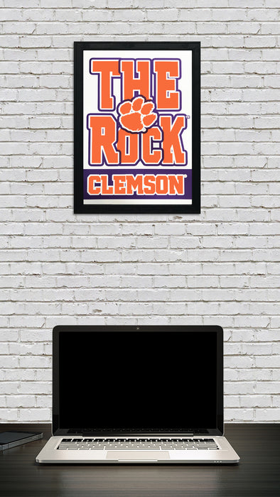 Limited Edition Howard's "The Rock" Clemson Tigers Poster Art - 13x19"