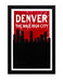 vintage denver skyline poster 