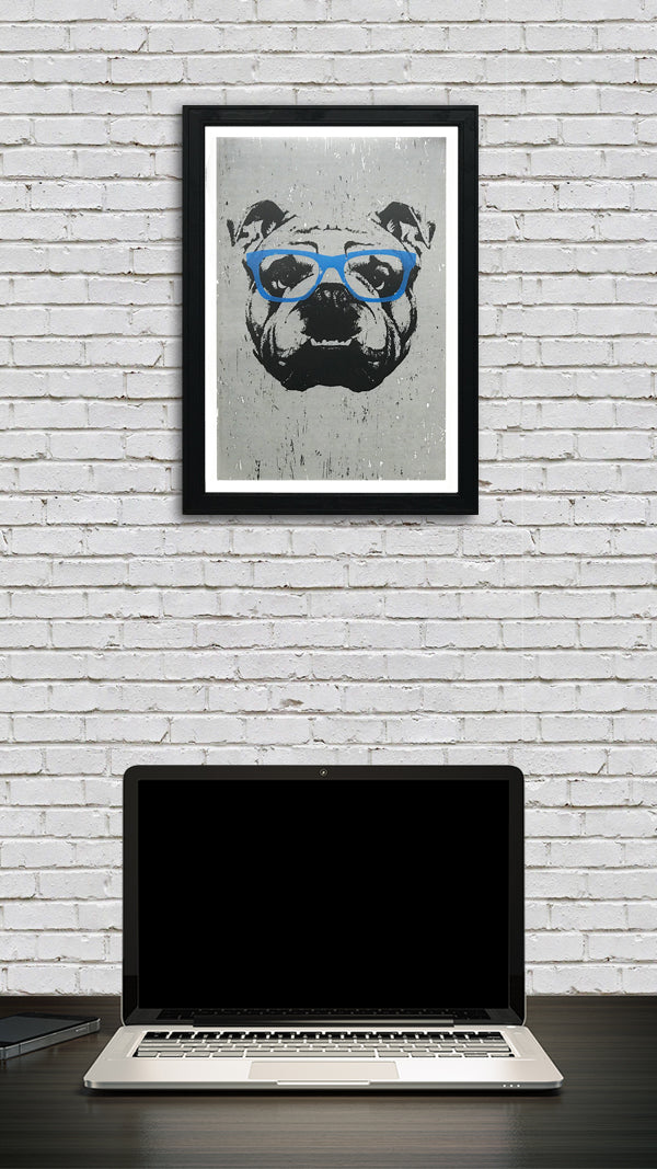 english bulldog wall art decor