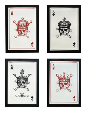 Limited Edition 4 of a Kind - Aces Poster Art - 13x19"