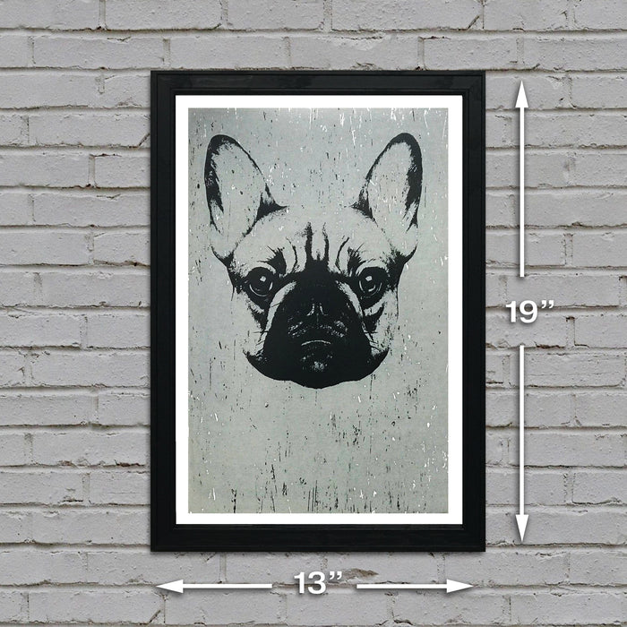 Limited Edition French Bulldog Art Poster / Print - 13x19"