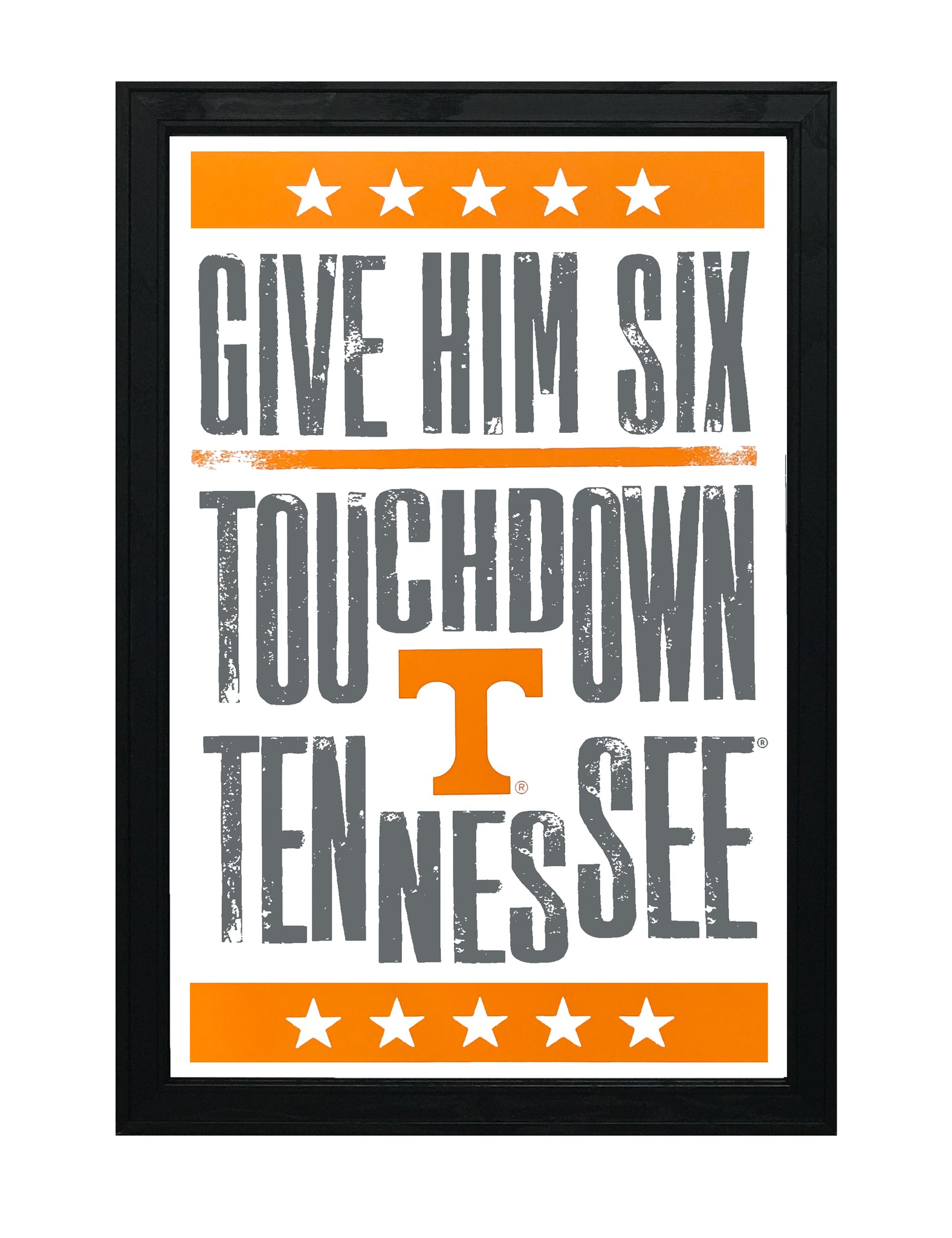 Limited Edition Gifts for Tennessee Vols Fan - Give Him Six Letterpres