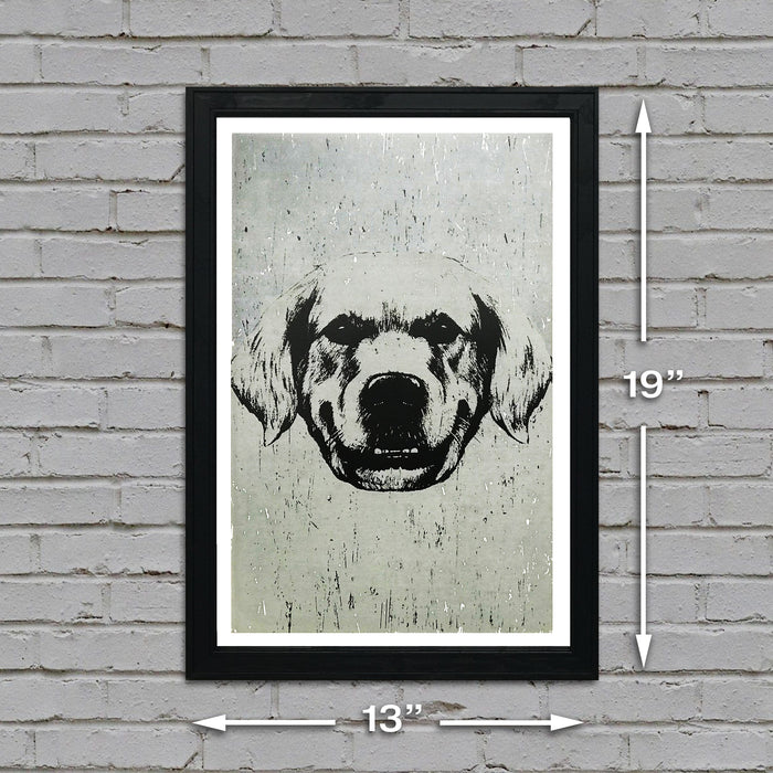 Limited Edition Golden Retriever Art Print / Poster - 13x19"