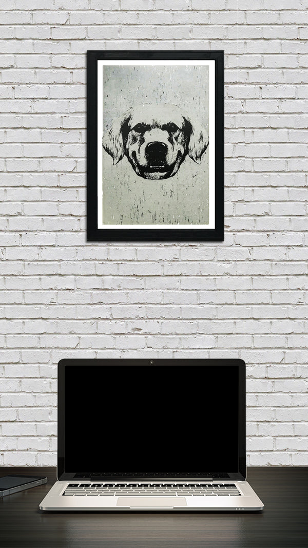 Limited Edition Golden Retriever Art Print / Poster - 13x19"