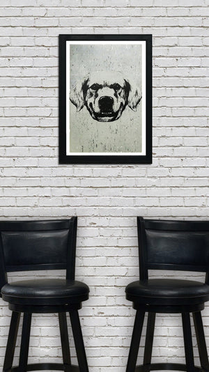 Limited Edition Golden Retriever Art Print / Poster - 13x19"
