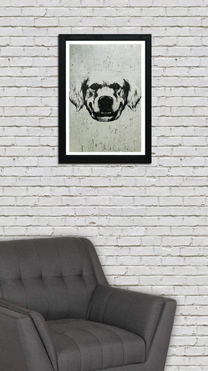 Limited Edition Golden Retriever Art Print / Poster - 13x19"