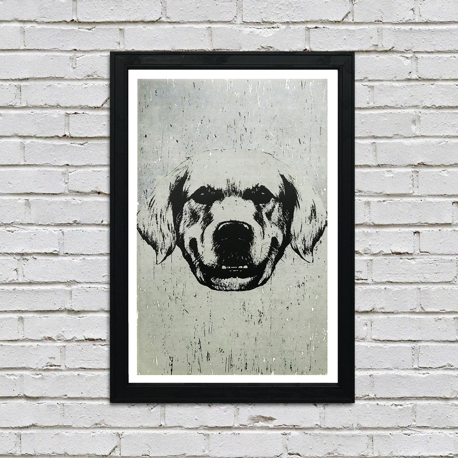 Limited Edition Golden Retriever Art Print / Poster - 13x19"