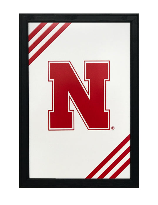 Limited Edition Iron N University of Nebraska Cornhuskers Poster Art - 13x19"
