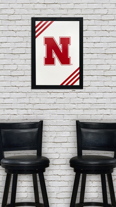Limited Edition Iron N University of Nebraska Cornhuskers Poster Art - 13x19"
