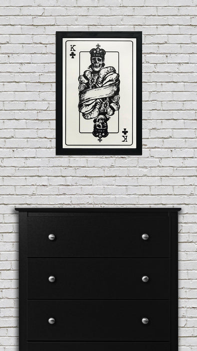 Limited Edition King of Clubs Poster Art Print - 13x19"