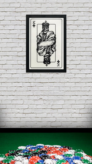 Limited Edition King of Clubs Poster Art Print - 13x19"