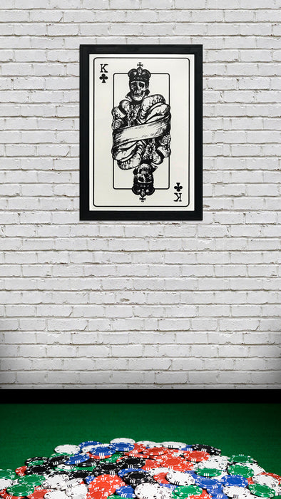 Limited Edition King of Clubs Poster Art Print - 13x19"