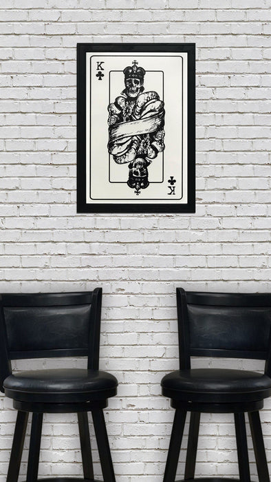 Limited Edition King of Clubs Poster Art Print - 13x19"