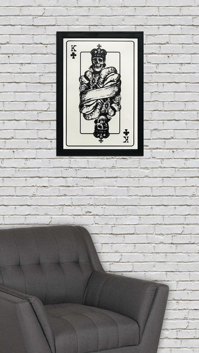 Limited Edition King of Clubs Poster Art Print - 13x19"