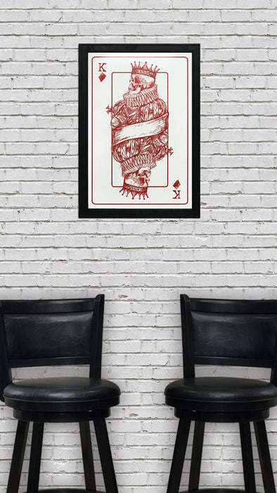 Limited Edition King of Diamonds Poster Art Print - 13x19"