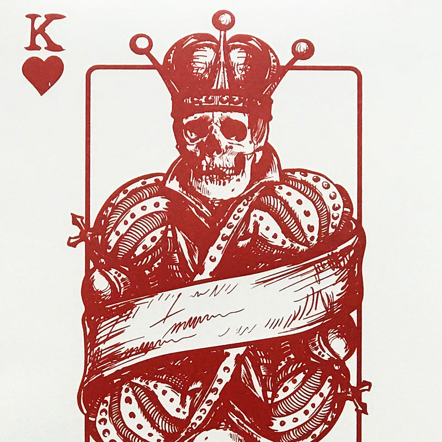 Limited Edition King of Hearts Poster Art Print - 13x19"