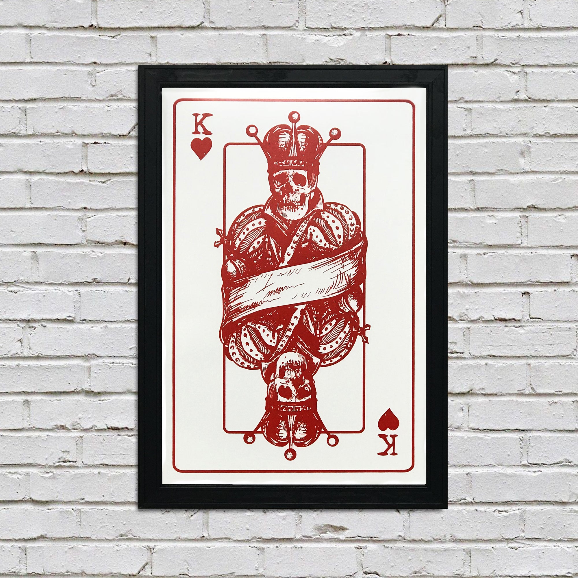 King of Hearts on Valentine's Day  Hearts playing cards, King of hearts  card, King of hearts