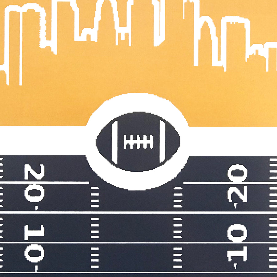 Limited Edition Los Angeles Chargers Poster Art - Retro Print 13x19"