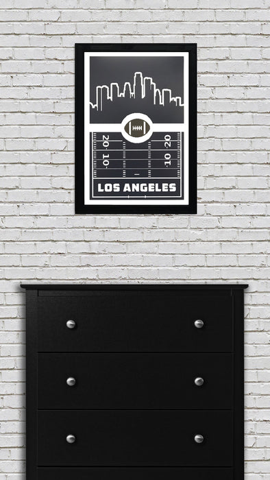 Limited Edition Los Angeles Rams Poster Art - Retro Print 13x19"