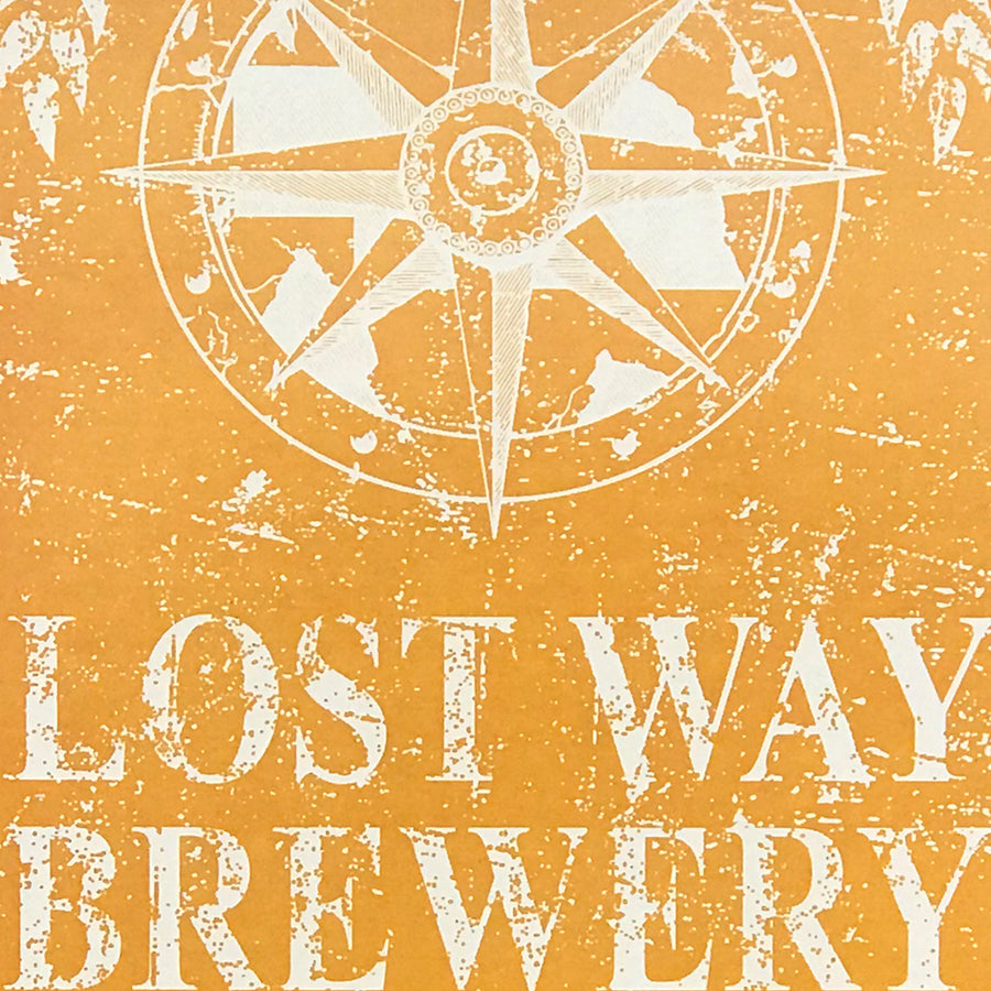 Limited Edition Lost Way Brewery - Craft Beer Poster - Harvest Yellow - 13x19"