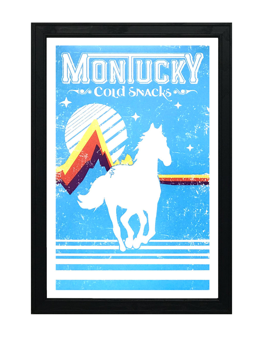 Limited Edition Montucky Cold Snacks American Lager Craft Beer Poster - 13x19"