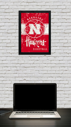 Nebraska Cornhuskers Huskers State-N Official NCAA Premium 28x40 Wal –  Sports Poster Warehouse