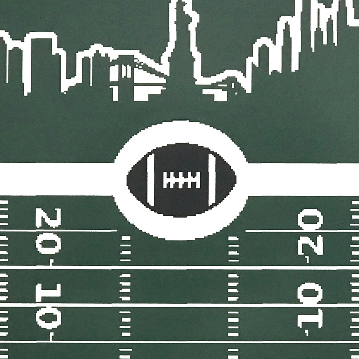 Limited Edition New York Jets Poster Art - Retro Print 13x19"