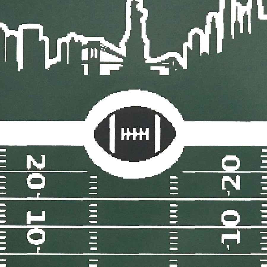 Limited Edition New York Jets Poster Art - Retro Print 13x19"