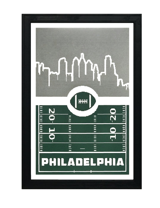 Limited Edition Philadelphia Eagles Poster - 8 Bit Retro Art Print - 13x19"