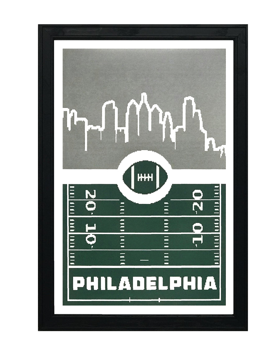 Limited Edition Philadelphia Eagles Poster - 8 Bit Retro Art Print - 13x19"