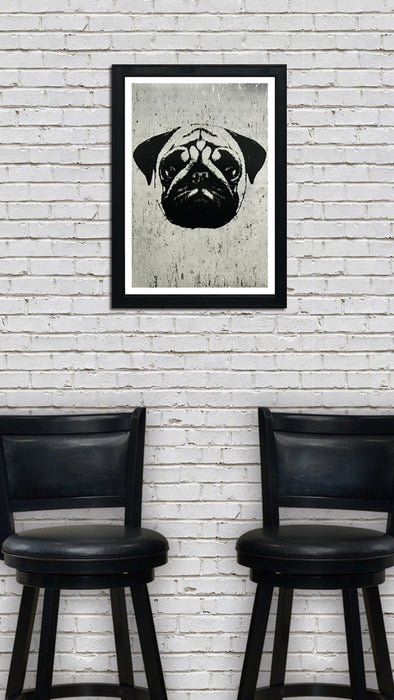 Limited Edition Pug Art Poster - 13x19"