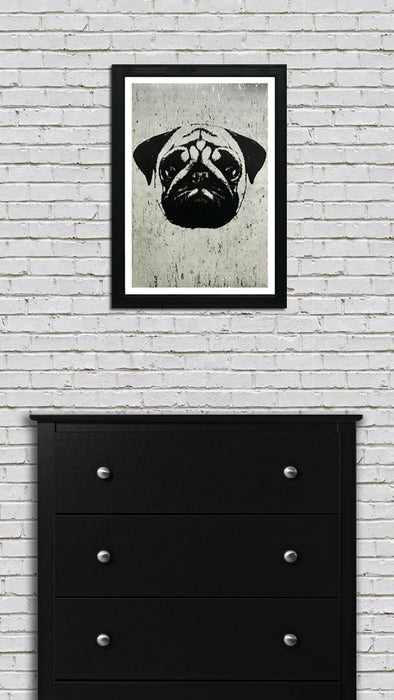 Limited Edition Pug Art Poster - 13x19"