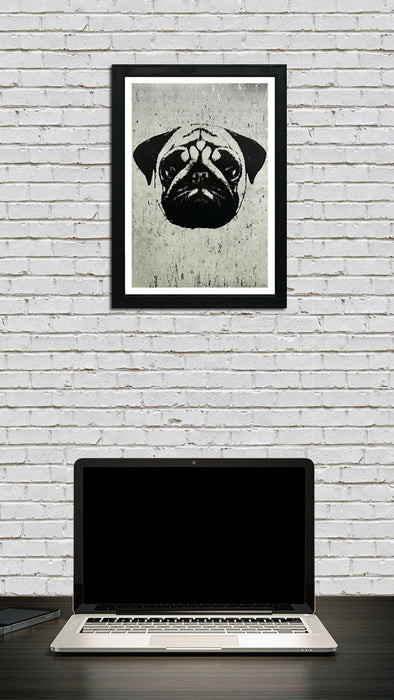 Limited Edition Pug Art Poster - 13x19"