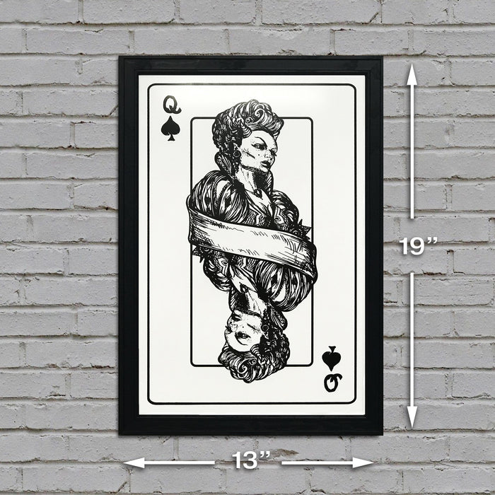 Limited Edition Queen of Spades Poster Art Print - 13x19"