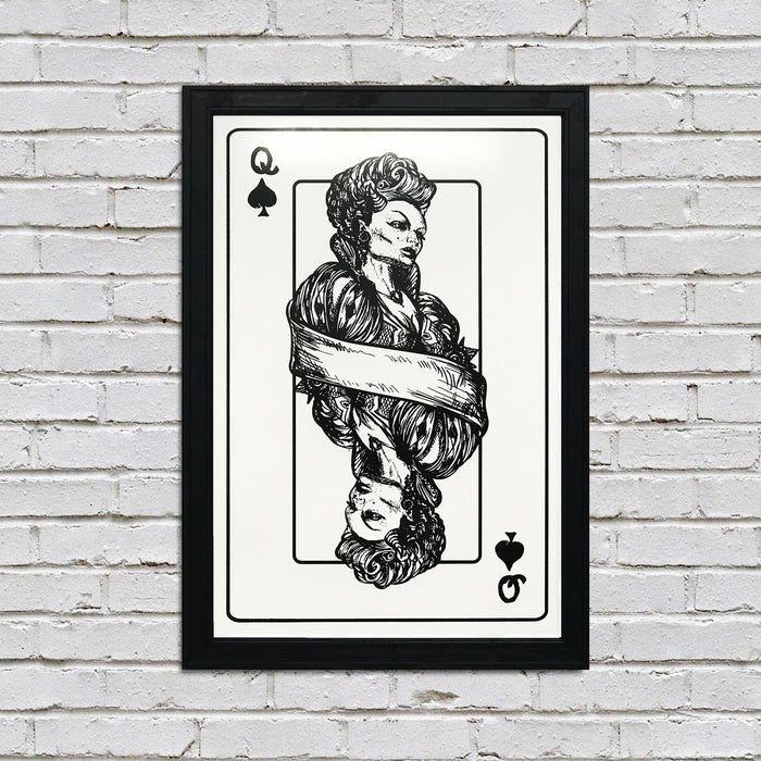Limited Edition Royal Flush Complete Set Skeleton Card Art Prints / Posters - 13x19"