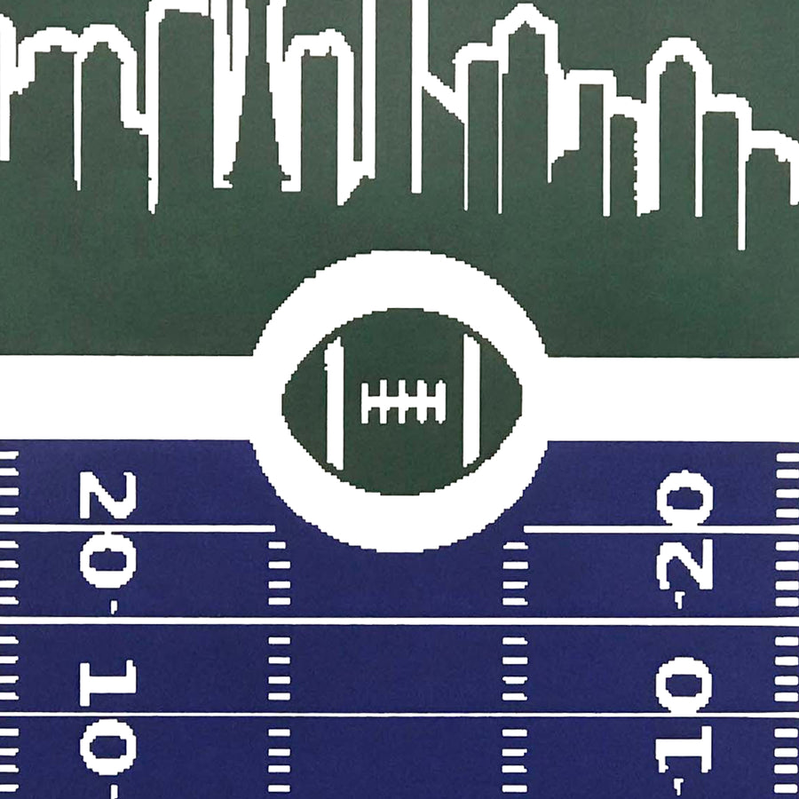 Limited Edition Seattle Seahawks Poster Art - Retro Print 13x19"