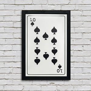 Limited Edition 10 of Spades Art Print / Poster - 13x19"