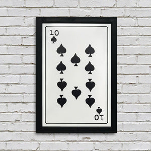 Limited Edition Royal Flush Complete Set Skeleton Card Art Prints / Posters - 13x19"