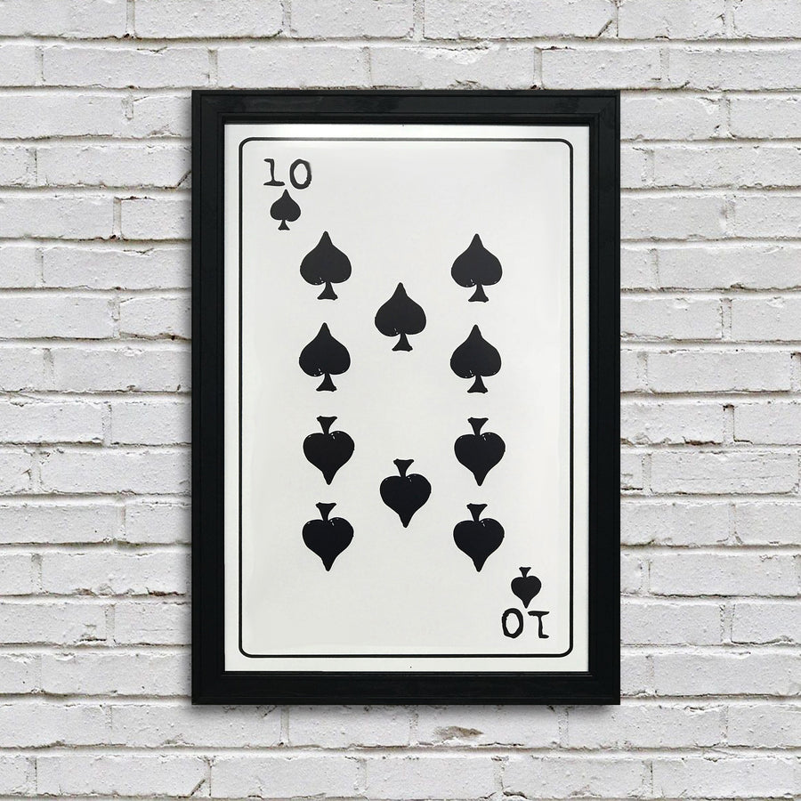 Limited Edition Royal Flush Complete Set Skeleton Card Art Prints / Posters - 13x19"