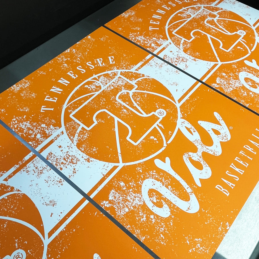 Limited Edition Tennessee Volunteers Basketball Poster - Tennessee Vols Poster Art - 13x19"