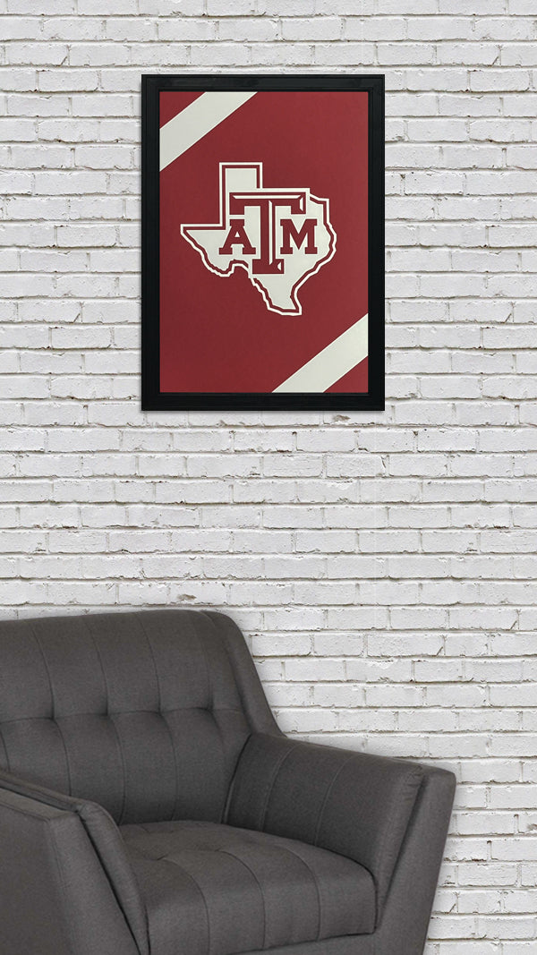 Limited Edition Texas A&M Aggies Logo Poster - Texas A&M State Logo Poster Art - 13x19"