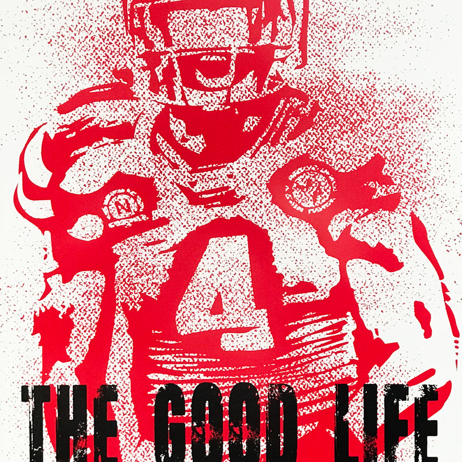 Limited Edition The Good Life Nebraska Cornhuskers Lavonte David Modern Era Poster Art - 13x19"