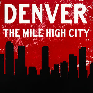 up close view of denver poster 