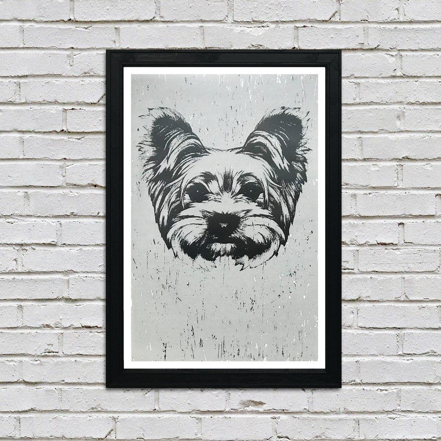 Limited Edition Yorkshire Terrier Art Poster / Print - 13x19"